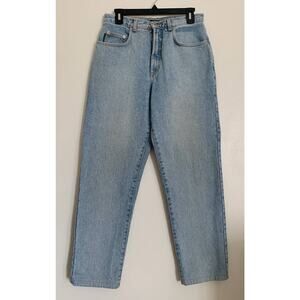 Light Wash Vintage Karen Kane Straight Leg Mom Jeans 10